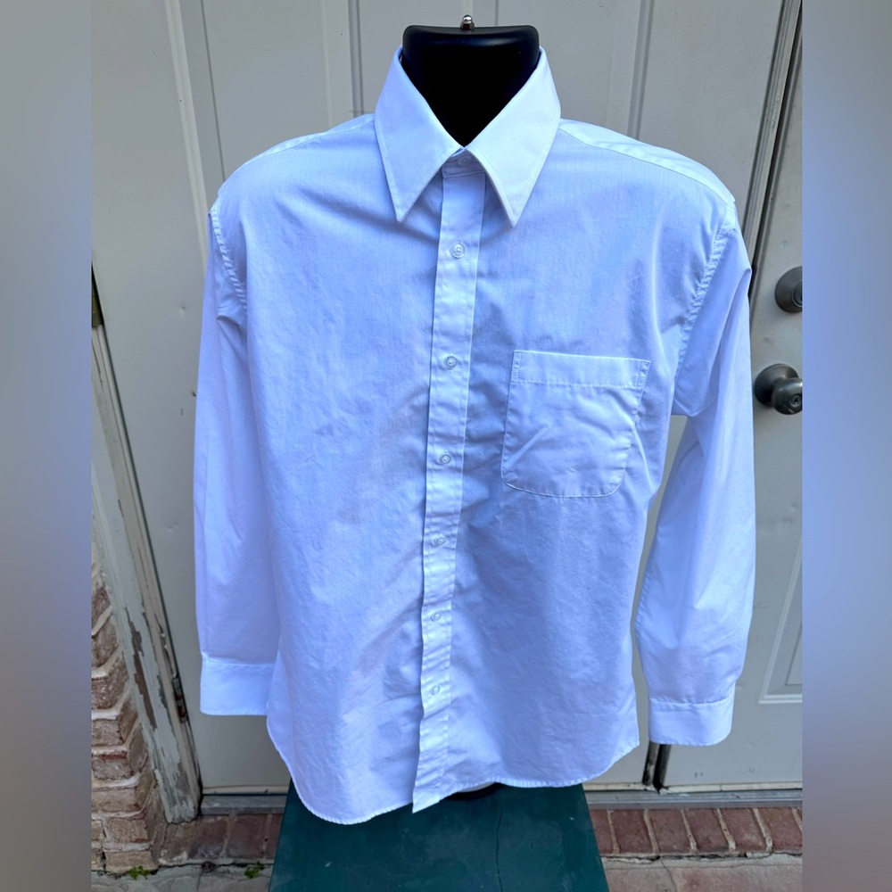 High End Uniforms, Long Sleeve, White, Shirt, Size Medium